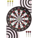 Delta FLOCKED DART SETİ 18 İNÇ + 6 DART OKU 18 GR