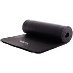 Delta Konfor Zemin 15 MM Taşıma Askılı Pilates Minderi Yoga Matı, Siyah, 15 MM