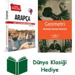 Delta Kültür Yayınevi Arapça Gezi ve Konuşma Rehberi + Geometri + Dünya Klasiği Hediye - Hayır