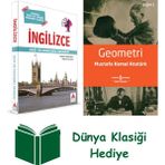 Delta Kültür Yayınevi Ingilizce Gezi ve Konuşma Rehberi + Geometri + Dünya Klasiği Hediye - Hayır