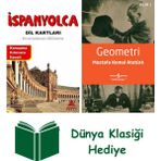 Delta Kültür Yayınevi Ispanyolca Dil Kartları + Geometri + Dünya Klasiği Hediye - Hayır