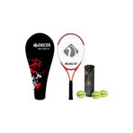 Delta Max Joys 21 Inç Çocuk Tenis Raketi + Çantası + Vakumlu Tüpte 3 Adet Tenis Maç Topu Seti