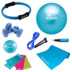 Delta Minderli Turkuaz Full Pilates Seti