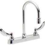 Delta Musluk 26C3934 26T, İki Kulplu 8 İnç Döküm Güverte Montajlı Musluk, Krom, 6.5 x 7.7 x 12 inç