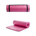 Delta Pembe Konfor Zemin 15 mm (Yoga Matı) Taşıma Askılı Pilates Minderi