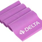 Delta Pilates Bandı Egzersiz Direnç Lastiği,Mor,150 x 15 Cm,Orta