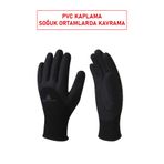 Delta Plus Deltaplus VV750 Hercule Soğuk İklim Eldiveni Termal Astar PVC Kaplama Su Geçirmez Dayanıklı