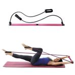 Delta Portable Fuşya Pilates Studio Jimnastik Egzersiz Çubuğu