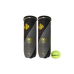 Delta Profesyonel Seviye Ozel Vakumlu Tupte 6 Adet Dura-Strong Tenis Mac Topu