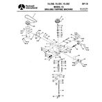 Delta Rockwell 15-200, 15-201, 15-202 MODEL 15 DRILLING/TAPPING MACHINE Reprint [Plastic Comb]