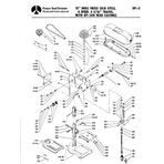 Delta Rockwell 15÷ DP OLD STYLE 4 SPEED 4 5/16÷ TRAVEL WITH DP500 HEAD CASTIN Reprint [Plastic Comb]