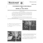 Delta Rockwell 20636 Booster Spindle Return Spring Kit 20" Drill Preses Reprint [Plastic Comb]