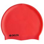 Delta Silikon Bone Yüzücü Havuz ve Deniz Bonesi (Koyu Kırmızı)