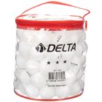 delta spor 100'lü Çantalı Masa Tenisi Topu (Pinpon Topu) Pinpon Topu Unisex, Çok Renkli, Tek Beden, S, M, L veya XL