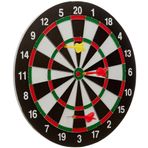 delta spor Dart Seti 38 cm (15 İnç) + 6 Dart Oku (6 Gr) Hedef Tahtası
