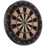 delta spor Sisal Dart Seti 45 Cm (18 İnç) Büyük Boy + 6 Dart Oku (18 Gr) Hedef Tahtası