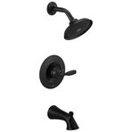 Delta T14432-BL Faucet Woodhurst 14 Serisi Mat Siyah Duş Bataryası