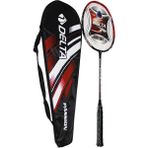 Delta Tek Parça Halinde Üretim Fiberglas Passion Badminton Raketi Ve Deluxe Badminton Çantası Seti