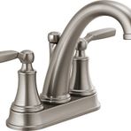 Delta Woodhurst 2 Saplı Metal Tahliye Tertibatı ile Banyo Musluğu, Paslanmaz (2532LF-SSMPU)