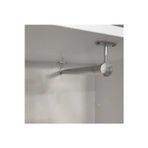 Deltaaks Dolap Içi (50Cm) Krom Yuvarlak Askı Borusu( Askı Borusu +Flanş+Vida) - Dolap İçi Düzenleyiciler - 2