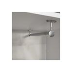 Deltaaks Dolap Içi (55cm) Krom Yuvarlak Askı Borusu( Askı Borusu +flanş+vida) - Dolap İçi Düzenleyiciler - 2