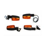 Deltaforce Sinyal 125 Cg Sarı Camlı Kısa (4lü Set) Deltaforce