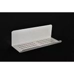 DELTAHOME Paslanmaz Çelik 28cm Banyo Rafı Duş Rafı - YAPIŞKANLI MONTAJ - ANINDA KOLAY MONTAJ - INOX