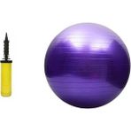 Delux 20 cm Mor Pilates Topu Jimnastik Yoga Plates Egzersiz Topu Mor ve Pompasi