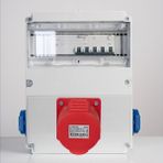 Delux Plus Elektrikli Araç Trıfaze Şarj Istasyonu Besleme Panosu. Kaçak Akım Röleli 22 Kw, 11 Kw. Kombinasyon Kutusu. Tüm Adaplrlere Uyumlu