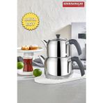 Delux Soft Premium Çaydanlık Seti – 4 Parça, Orta Boy, Antrasit