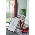 Deluxe Bej 80x190 Katlanır Yatak, Yer Yatağı, Misafir Yatağı, Kamp Yatağı (ÖLÇÜ SEÇENEKLİ)
