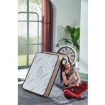 Deluxe Bej 90x190 Katlanır Yatak, Yer Yatağı, Misafir Yatağı, Kamp Yatağı (ÖLÇÜ SEÇENEKLİ)