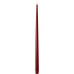 Deluxe Home Art 2'li Bordo Rengi LED Mum 38 cm - De RF-K-0010 - Renkli