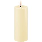 Deluxe Home Art Krem Rengi LED Mum 5X12,5 cm - De RF-0105 - Renkli