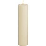 Deluxe Homeart İç Mekan Alevsiz LED Mum - Krem - Gerçek Alevli ™ Teknoloji - Pille Çalışan Mum (5 x 20 cm)