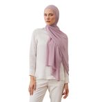 Deluxe Şifon Şal | Kaliteli ve Dayanıklı Şifon Kumaş – Şıklık ve Konfor Bir Arada (Sepya Gülü)