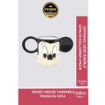 Deluxe Tasarım Dekoratif Estetik Armağan Sevgili Dost Aşk Arkadaş Porselen Mickey Mouse Kupa Bardak