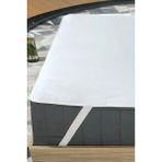 Demans Life Sıvı Su Geçirmez Yatak Alezi Yatak Koruyucu Pamuk Su Geçirmez Yatak Örtüsü Ultra Koruyucu - 150 x 200 cm - Beyaz