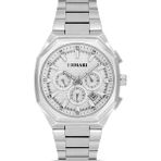 DEMARİ Demari Erkek Kol Saati Quartz Mekanizma Gümüş Çelik Kordon Silver Kadran Köşeli Kasa – DM-00106G-A1 - Gri