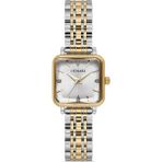 Demari Kadın Kol Saati Quartz Mekanizma – Gold & Gümüş Renk Kare Kasa Beyaz Kadran Taş Detaylı DM-00113L-D1 - Altın - Gümüş - Beyaz