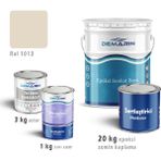 Demarin Epoksi Zemin Kaplama 20 Kg Set (3 Kg Astar +20 Kg Epoksi Zemin Kaplama +1 Kg Sıvı Cam) - Ral 1013