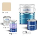 Demarin Epoksi Zemin Kaplama 20 Kg Set (3 Kg Astar +20 Kg Epoksi Zemin Kaplama +1 Kg Sıvı Cam) - Ral 1015