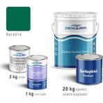 Demarin Epoksi Zemin Kaplama 20 Kg Set (3 Kg Astar +20 Kg Epoksi Zemin Kaplama +1 Kg Sıvı Cam) - Ral 6016