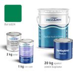 Demarin Epoksi Zemin Kaplama 20 Kg Set (3 Kg Astar +20 Kg Epoksi Zemin Kaplama +1 Kg Sıvı Cam) - Ral 6024