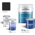 Demarin Epoksi Zemin Kaplama 20 Kg Set (3 Kg Astar +20 Kg Epoksi Zemin Kaplama +1 Kg Sıvı Cam) - RAL 9004