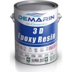 Demarin Ultra Şeffaf Epoksi ReçineParlaktasarım Amaçlı Anti Sararma Yüksek Mekanik Dayanım Epoksi Hardener 3 kg