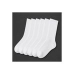 DEMAS ÇORAP 6 Çift Pamuklu Uzun Konç Tenis Çorabı Unisex Spor Çorap