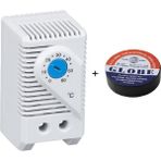 Demeks Ray Tipi Pano Termostatı Fan ve soğutucu kontrolü (Mavi) Globe Bant Hediyeli - MAVİ SOĞUK