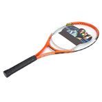Demeras 1 ADET Profesyonel Tenis Raketi Alüminyum Alaşım Taşıma Çantası ile Yeni Başlayanlar için (Turuncu)