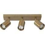 Demet Habek My Lights Mylights Mat Altın Kaplama Üçlü LED Spot Hareketli LED Avize LED Aplik - Beyaz - 3